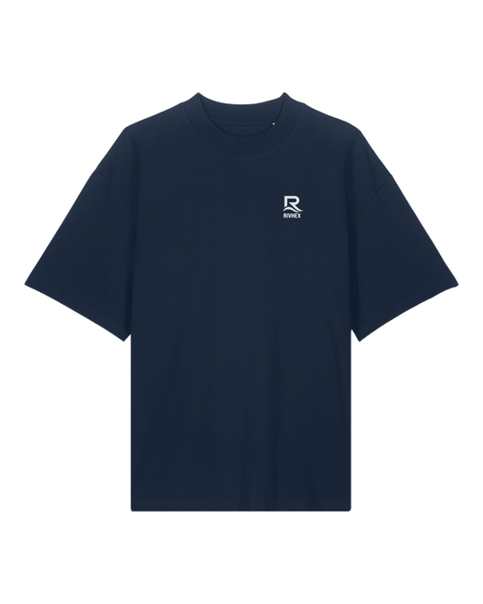 T-shirt RIVHEX® Oversize en coton-bio unisexe Fleurs de Rivage - RIVHEX SHOP