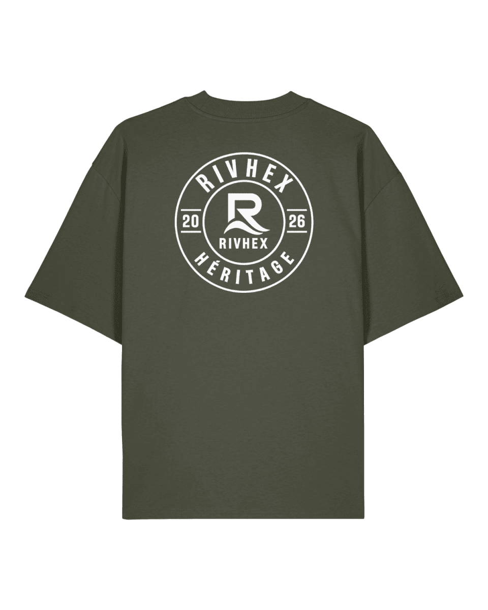 T-shirt Rivhex® oversize Héritage - RIVHEX SHOP