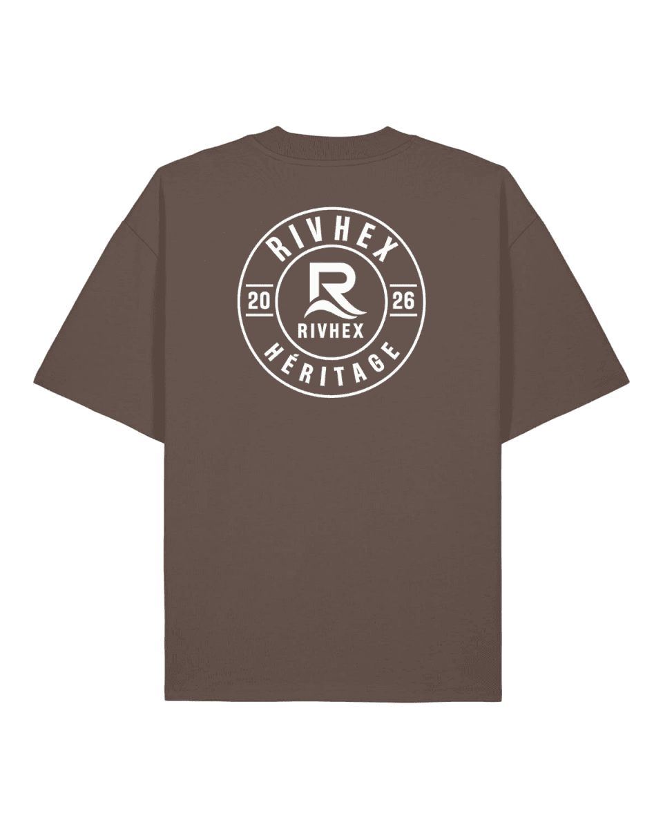 T-shirt Rivhex® oversize Héritage - RIVHEX SHOP