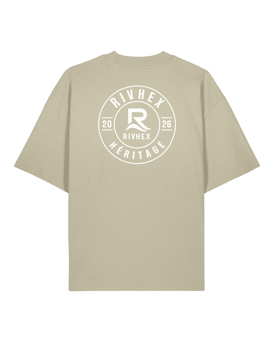 T-shirt Rivhex® oversize Héritage - RIVHEX SHOP
