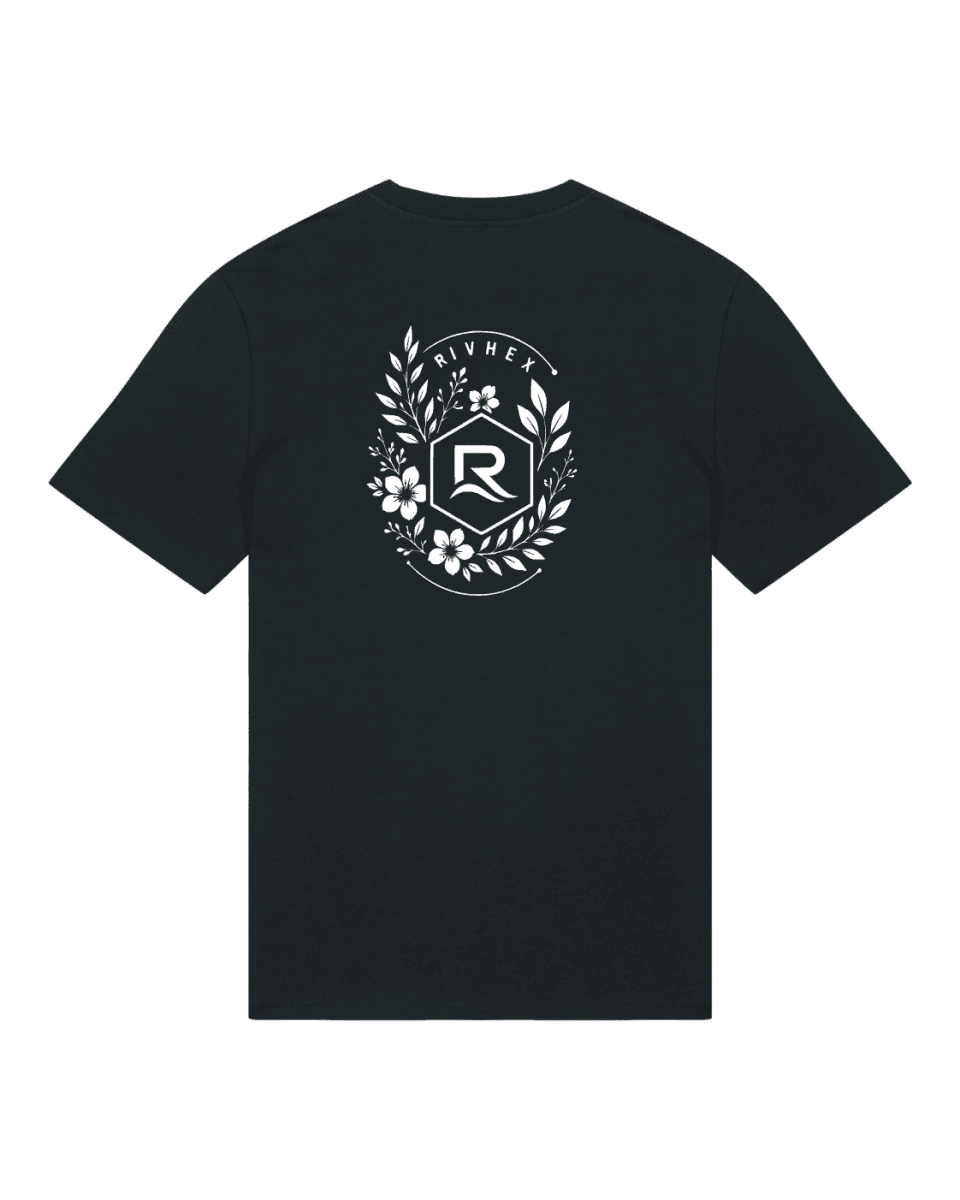 T-shirt RIVHEX® unisexe en coton-bio Fleurs de Rivage - RIVHEX SHOP