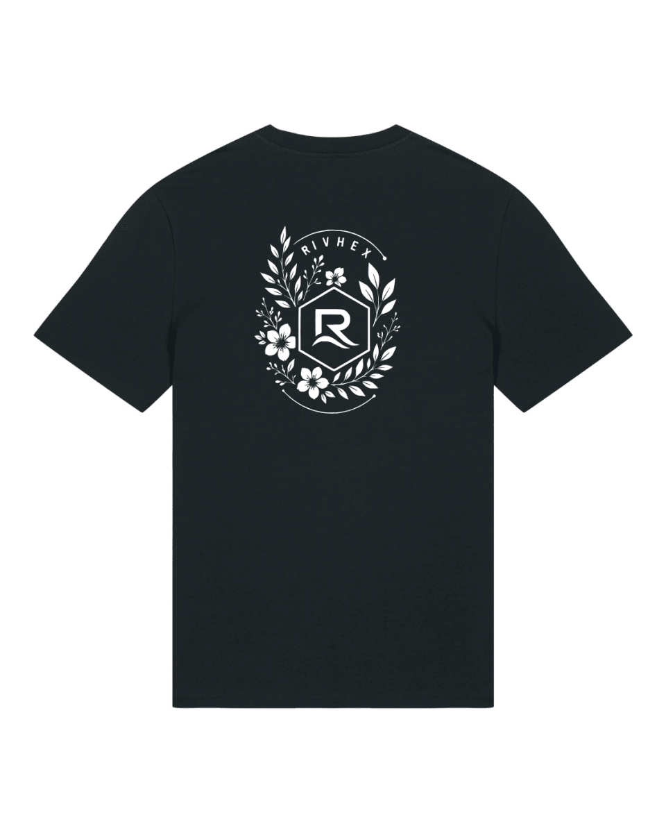 T-shirt RIVHEX® unisexe en coton-bio Fleurs de Rivage - RIVHEX SHOP