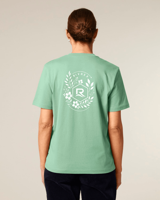 T-shirt RIVHEX® unisexe en coton-bio Fleurs de Rivage - RIVHEX SHOP