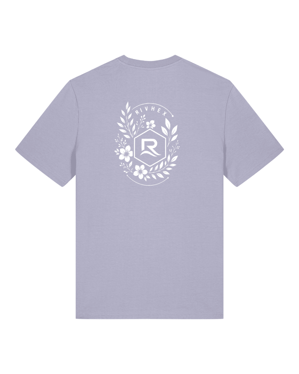 T-shirt RIVHEX® unisexe en coton-bio Fleurs de Rivage - RIVHEX SHOP
