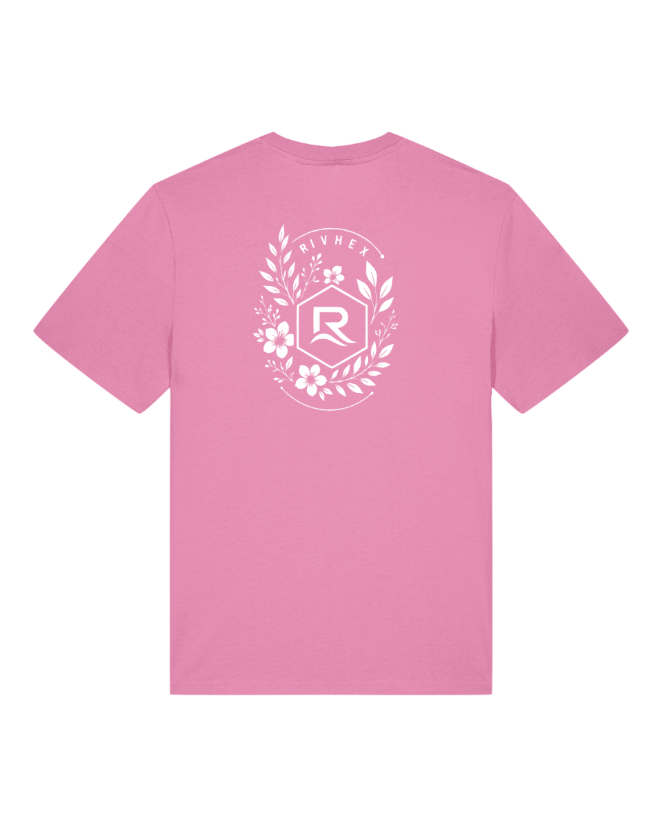 T-shirt RIVHEX® unisexe en coton-bio Fleurs de Rivage - RIVHEX SHOP