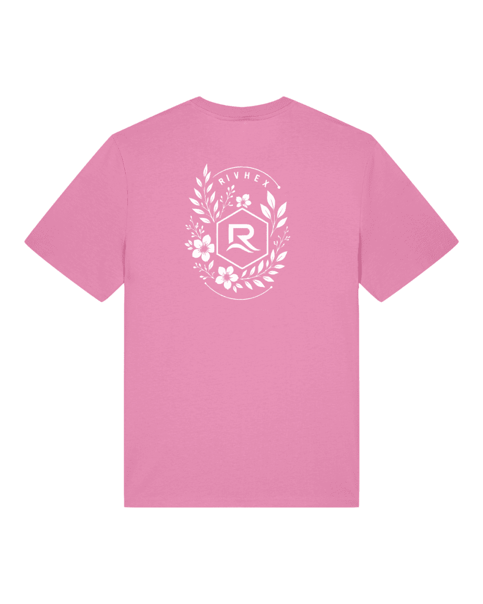 T-shirt RIVHEX® unisexe en coton-bio Fleurs de Rivage - RIVHEX SHOP