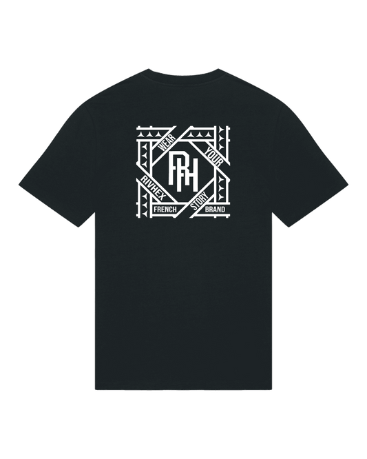 T-shirt RIVHEX® unisexe en coton-bio " Hexaflow " - RIVHEX SHOP