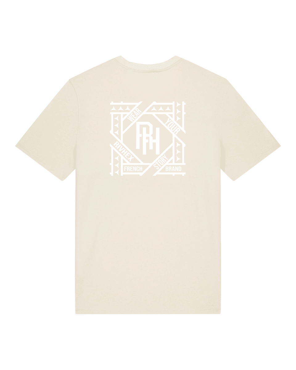 T-shirt RIVHEX® unisexe en coton-bio " Hexaflow " - RIVHEX SHOP