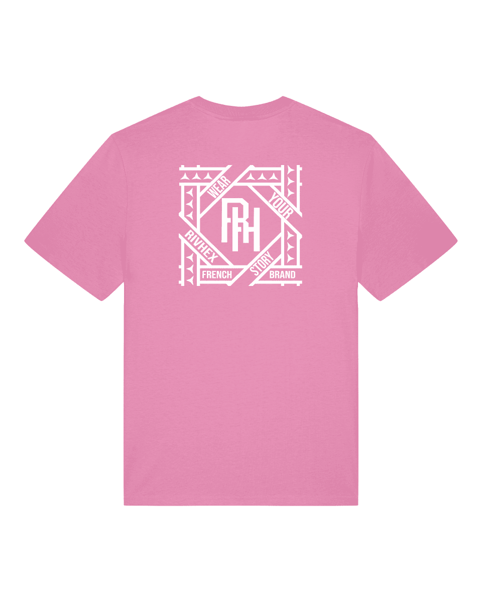 T-shirt RIVHEX® unisexe en coton-bio " Hexaflow " - RIVHEX SHOP