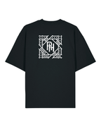 T-shirt RIVHEX Hexaflow oversize en coton bio – coloris noir