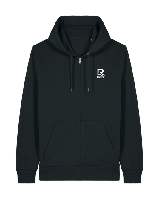Veste à capuche RIVHEX® unisexe en coton-bio Essentiel Riv - RIVHEX SHOP