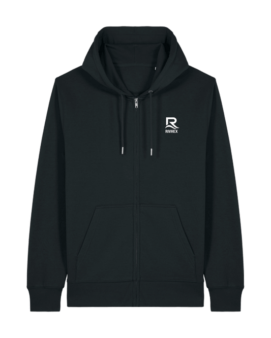 Veste à capuche RIVHEX® unisexe en coton-bio Essentiel Riv - RIVHEX SHOP