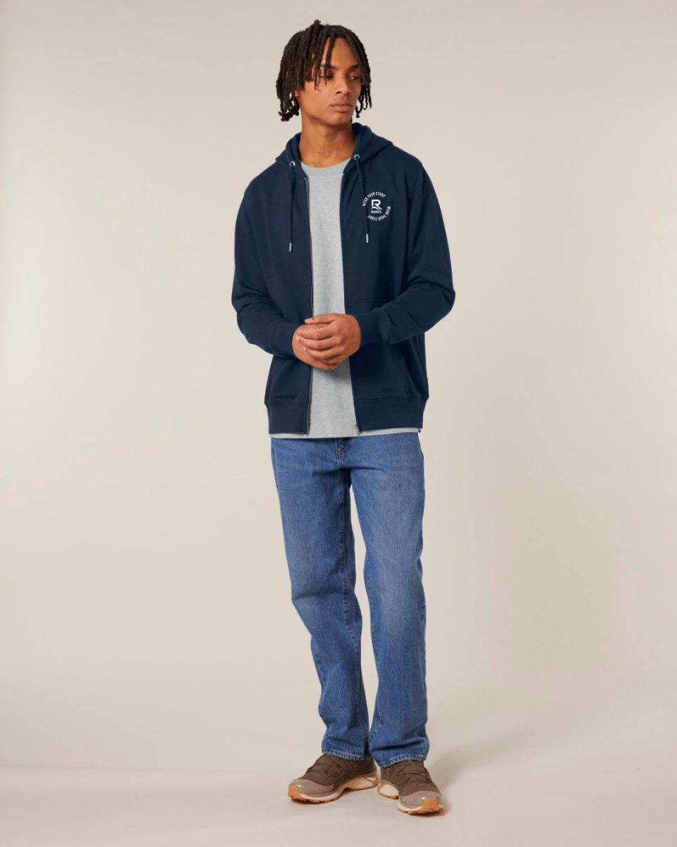 Veste à capuche RIVHEX® unisexe en coton-bio Urban-Riv - RIVHEX SHOP