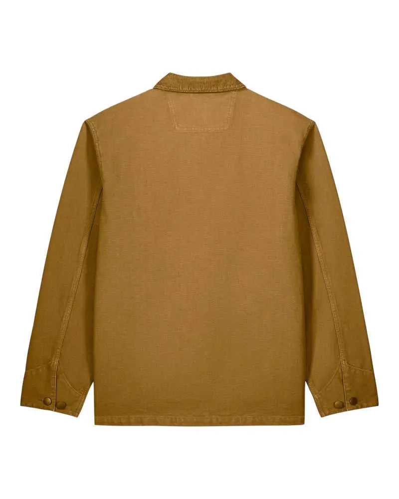 Veste L’Ancrage RIVHEX bronze en coton bio, vue de dos à plat