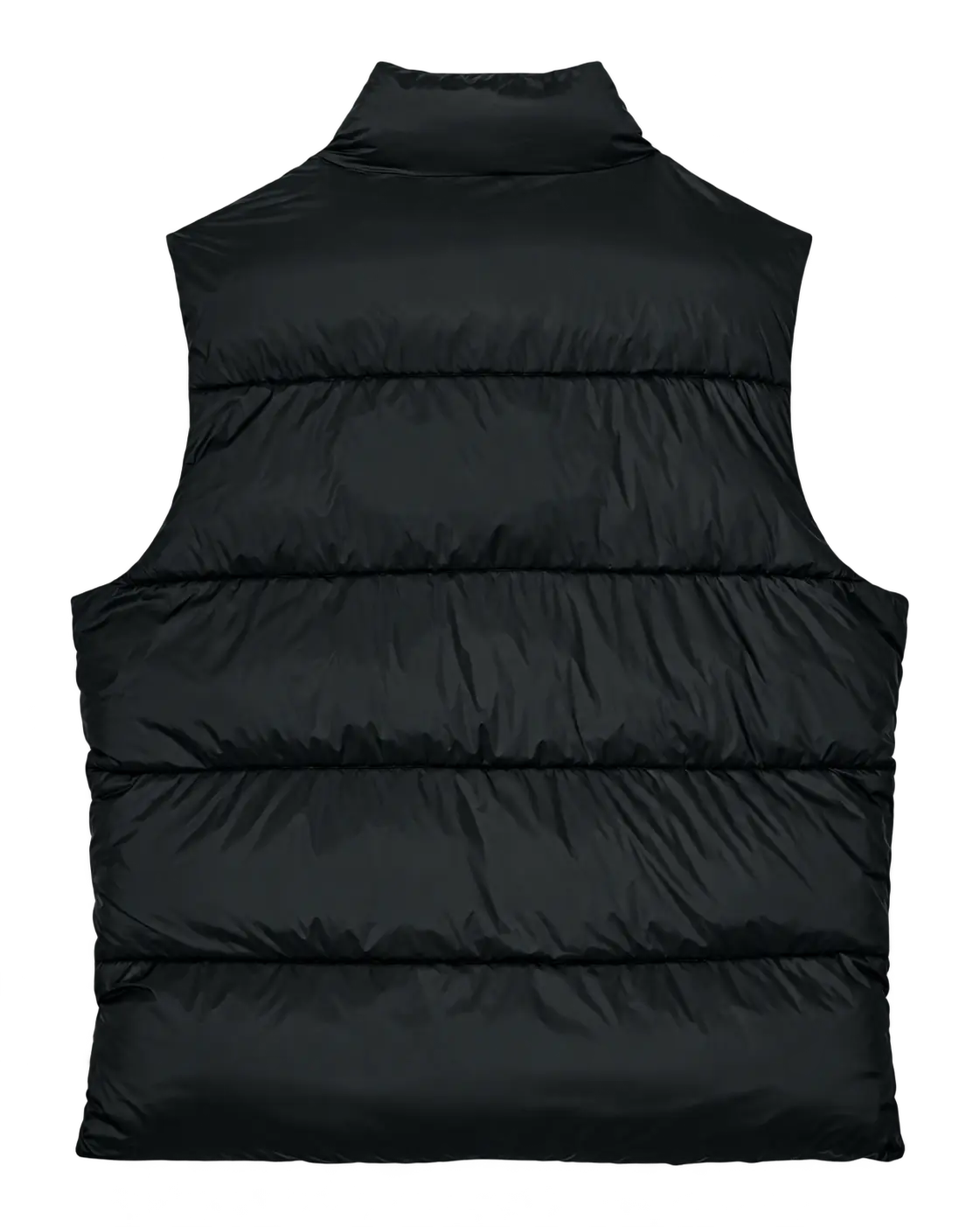 Veste sans manches unisexe L’Escapade RIVHEX Noir, vue de dos, matelassage et col montant