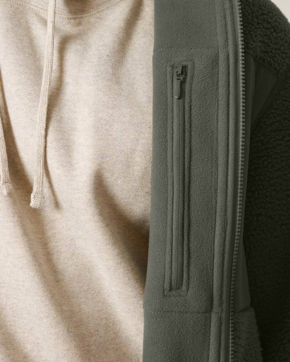 Veste Sherpa RIVHEX® unisexe brodée - RIVHEX SHOP