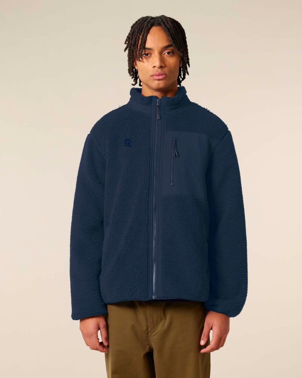 Veste Sherpa RIVHEX® unisexe brodé