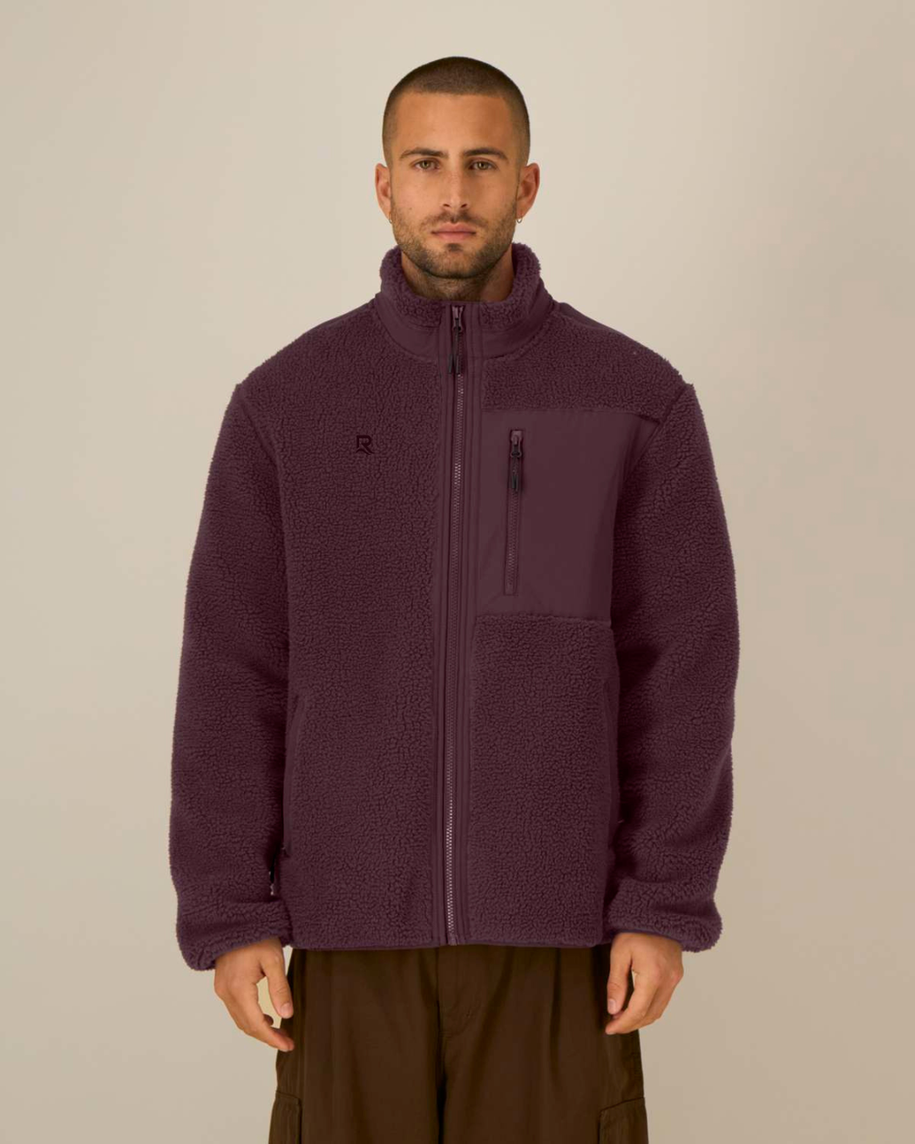 Veste Sherpa RIVHEX® unisexe brodé