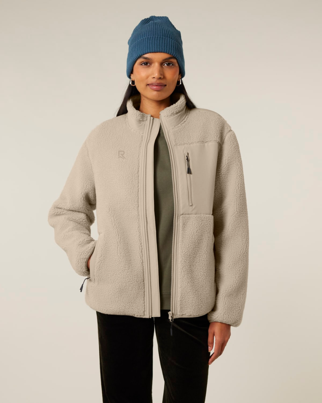 Veste Sherpa RIVHEX® unisexe brodé