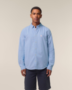 Chemise homme RIVHEX® Oxford en coton-bio brodé