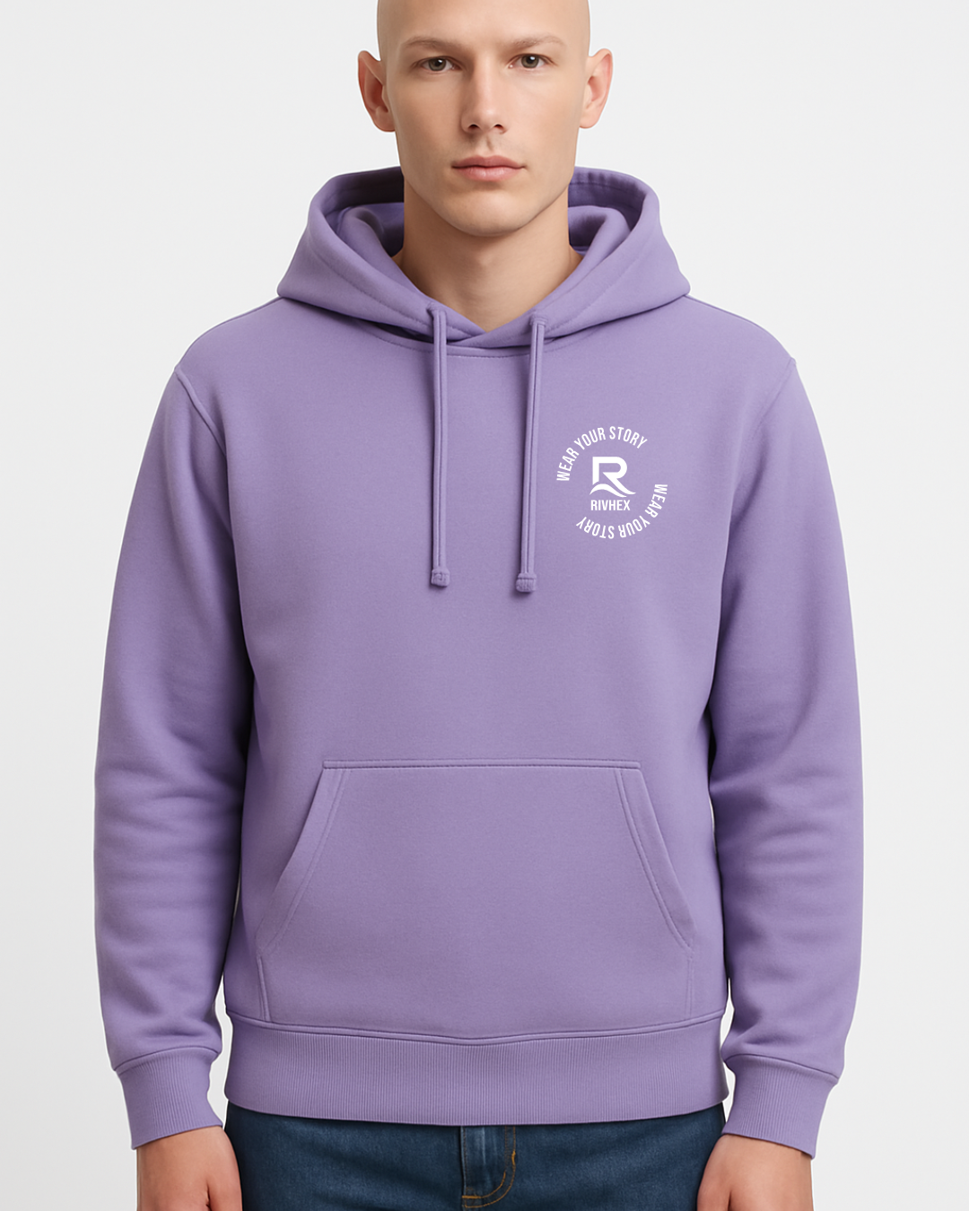 Sweat-shirt à capuche RIVHEX® unisexe en coton-bio "Hexahood"